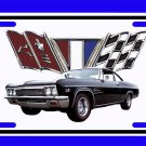 NEW 1966 Black Chevy Impala License Plate FREE SHIPPING!