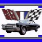 NEW 1966 Black Chevy Impala License Plate FREE SHIPPING!