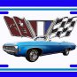 NEW 1969 Blue Chevy Impala License Plate FREE SHIPPING!