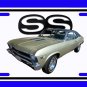 NEW 1968 Green Chevy Nova w/ SS Logo License Plate FREE SHIPPING!