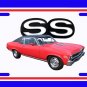 NEW 1972 Red w/black vinyl Chevy Nova w/ Nova Logo License Plate FREE SHIPPING!