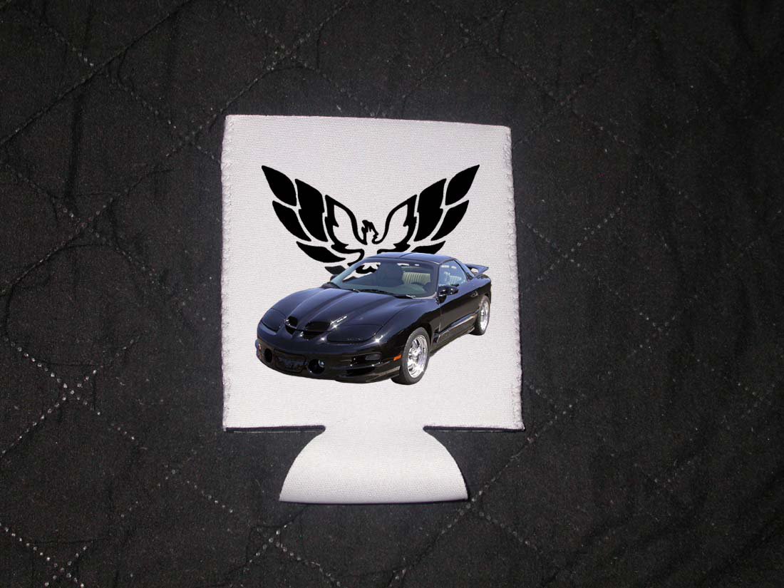 New Black 1999 Pontiac Firebird Trans AM w/Eagle Logo Coozie (Beverage insulator)
