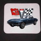 New Dark Blue 1966 Chevy Corvette Hardtop Mousepad!