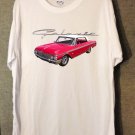 New Red with white top 1962 Ford Galaxie white T-shirt