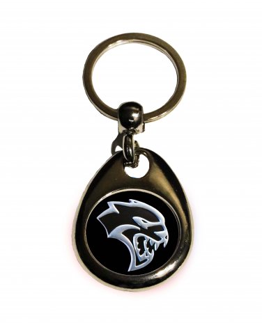 New  Dodge Challenger Hellcat logo keychain! FREE SHIPPING!