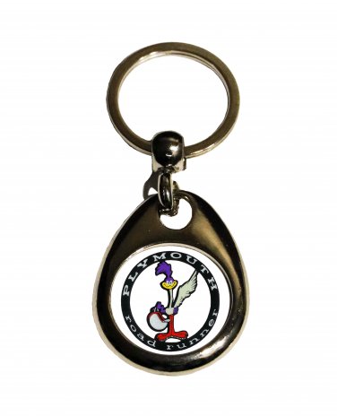 New  Plymouth Roadrunner logo keychain! FREE SHIPPING!