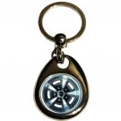 New  Pontiac rally II rim logo keychain! FREE SHIPPING!
