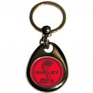 New  Red Ford Shelby Cobra logo keychain! FREE SHIPPING!