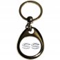 New  White Chevy SS logo keychain! FREE SHIPPING!