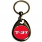 New Pontiac T-37 logo keychain! FREE SHIPPING!