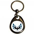 New 2nd gen Blue Pontiac Firebird logo keychain! FREE SHIPPING!