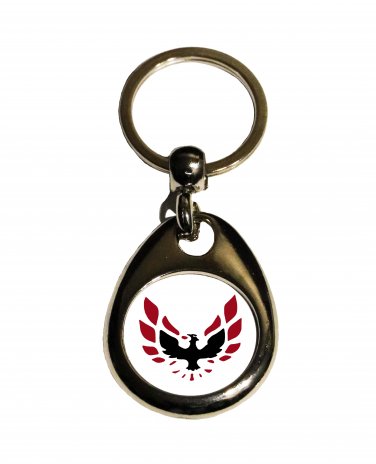 New 2nd gen Red Pontiac Firebird logo keychain! FREE SHIPPING!