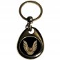 New 2nd gen Gold/Black Pontiac Firebird logo keychain! FREE SHIPPING!