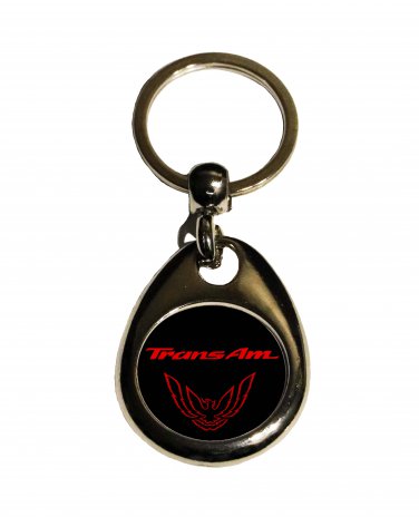 New 4th gen Red/Black Pontiac Trans AM logo keychain! FREE SHIPPING!