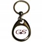 New Buick GS Gran Sport on White logo keychain! FREE SHIPPING!