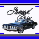 NEW 1969 Pontiac Grand Prix License Plate FREE SHIPPING!