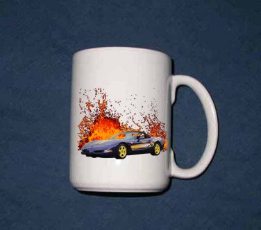 New 15 oz. 1998 Chevy Corvette Pace Car  mug!