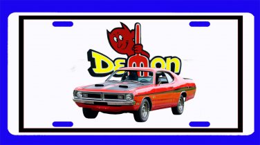 NEW 1971 Dodge Demon License Plate FREE SHIPPING!