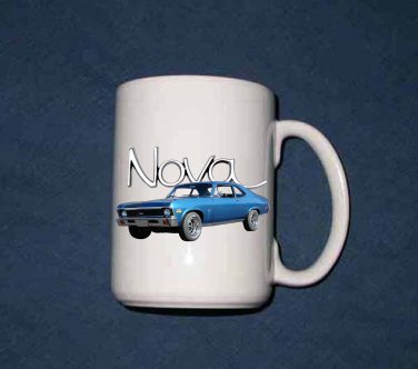New 15 oz. 1970  Chevy Nova SS mug!