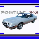 NEW Silver 1986 Pontiac Grand Prix 2+2 License Plate FREE SHIPPING!