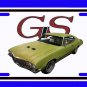 NEW 1971 Lime Mist Buick Gran Sport GS License Plate FREE SHIPPING!