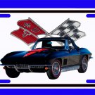 NEW 1967 Chevy Corvette License Plate FREE SHIPPING!