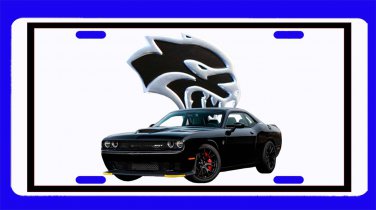NEW 2015 Dodge Challenger SRT Hellcat License Plate FREE SHIPPING!