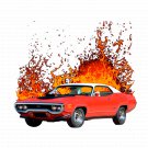 New 1971 Plymouth GTX  in our lava series Mousepad