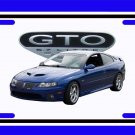NEW Blue 2006 GTO License Plate FREE SHIPPING!