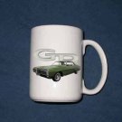New Huge 15 Oz. 1968 Pontiac Grand Prix Mug