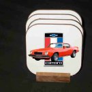 New 1976  Chevy Camaro Hard Coaster set!!