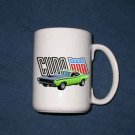New Huge 15 Oz. Green 1970 Plymouth AAR Cuda Mug