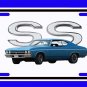 NEW 1969 Blue Chevy Chevelle SS w/ SS Logo License Plate FREE SHIPPING!