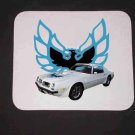 New 1974 White Pontiac Trans AM Mousepad!