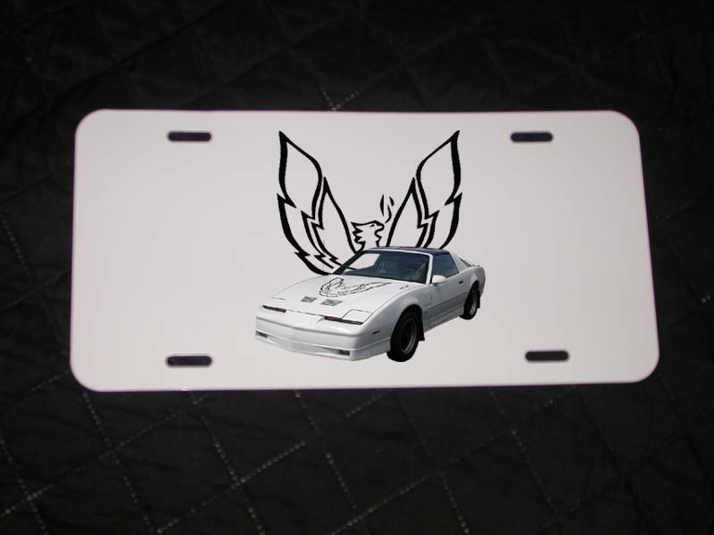 New 1989 Pontiac Trans Am License Plate Free Shipping