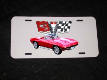 NEW 1964 Chevy Corvette License Plate FREE SHIPPING!