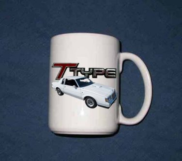 New 15 oz. 1987 Buick T-Type mug