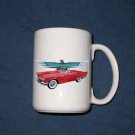 New 15 oz 1957 Ford T-Bird mug