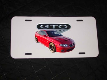 NEW Red 2006 GTO License Plate FREE SHIPPING!