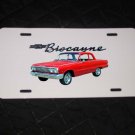 NEW 1963 Chevy Biscayne License Plate FREE SHIPPING!
