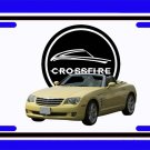 NEW  2005 yellow Chrysler Crossfire License Plate FREE SHIPPING!