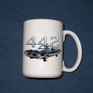 New 15 oz. 1972 Olds  Cutlass 442 mug