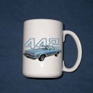 New 15 oz. 1976 Olds Cutlass 442 mug