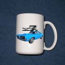 New 15 oz. Blue 1970 Mercury Cougar XR7 mug