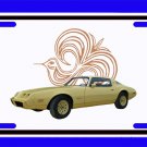NEW 1980 Pontiac YellowBird Firebird License Plate FREE SHIPPING!