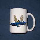 New Huge 15 Oz. 1979 Blue Pontiac Trans AM  Mug