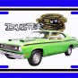 NEW 1971  Plymouth Duster License Plate FREE SHIPPING!