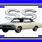 NEW 1966 Chevy Chevelle SS License Plate FREE SHIPPING!