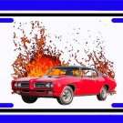 NEW 1969 Pontiac GTO Judge in our lava series License Plate FREE SHIPPING!