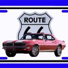 NEW 1967 Chevy Camaro in our route 66 series License Plate FREE SHIPPING!